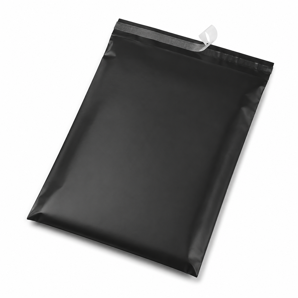 Bolsa de envio courrier negra 17x26 (4cm solapa)