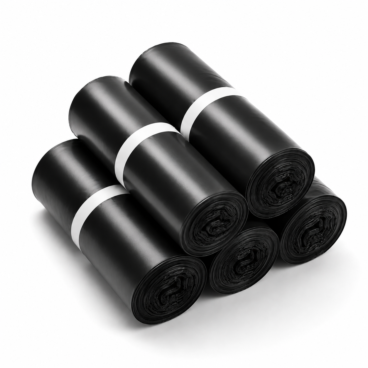 Bolsa de envio courrier negro 25x30 + (5cm solapa)