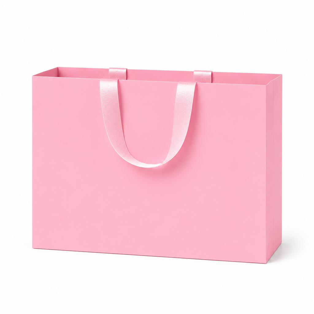 Pack Bolsa de Lujo 42x21x12 cm (Rosada, Negra, Blanca)