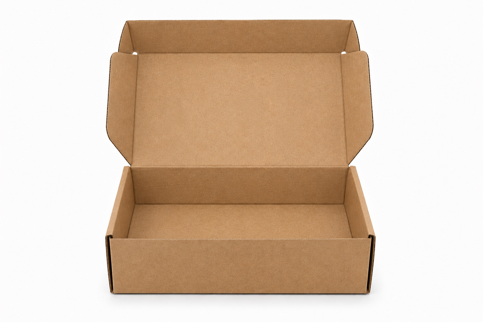 Pack caja microcorrugada kraft 15x10x5cm autoarmable