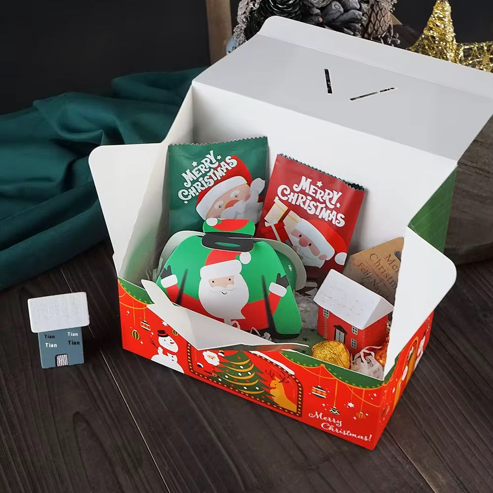 Casita de navidad 19x11x15cm (5 Unidades)