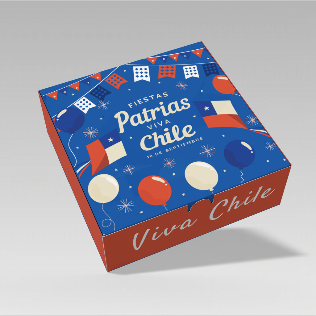 Caja Dieciochera 20x20x7 modelo Vitto 10 Unidades