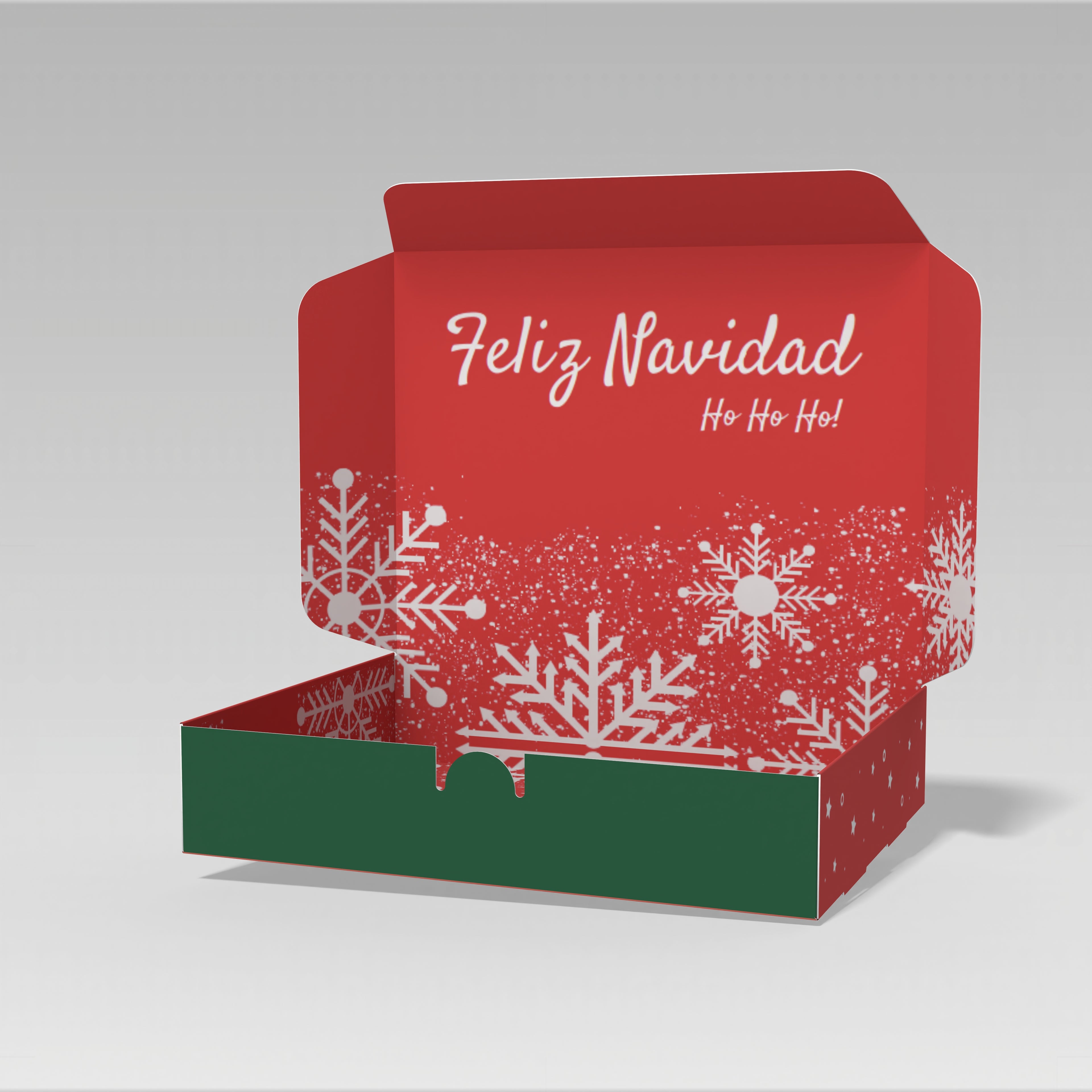 Caja navidad modelo luna de 10 o 25 Unidades
