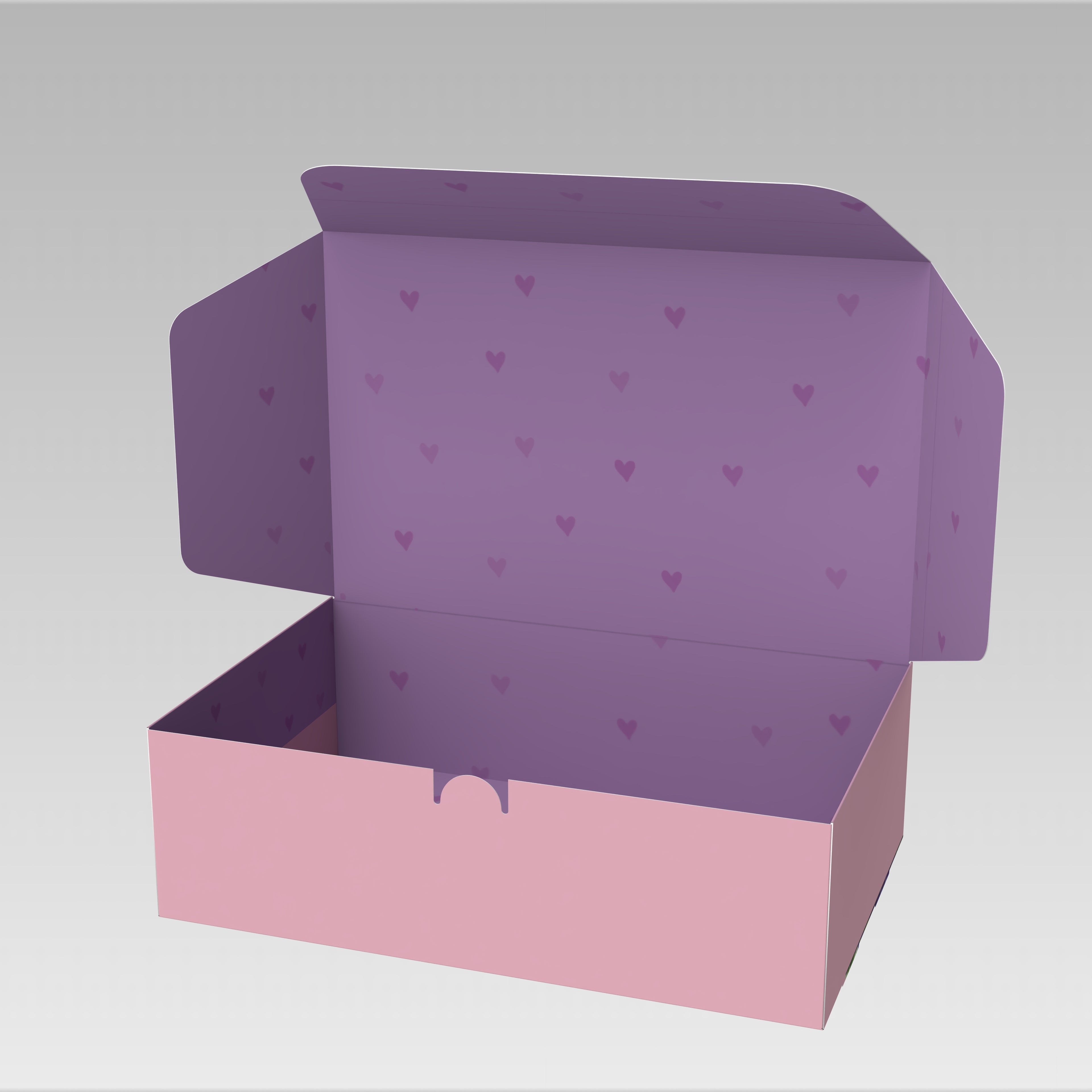 Caja Mila Floral 30x19x9 cm (cierre rectangular)