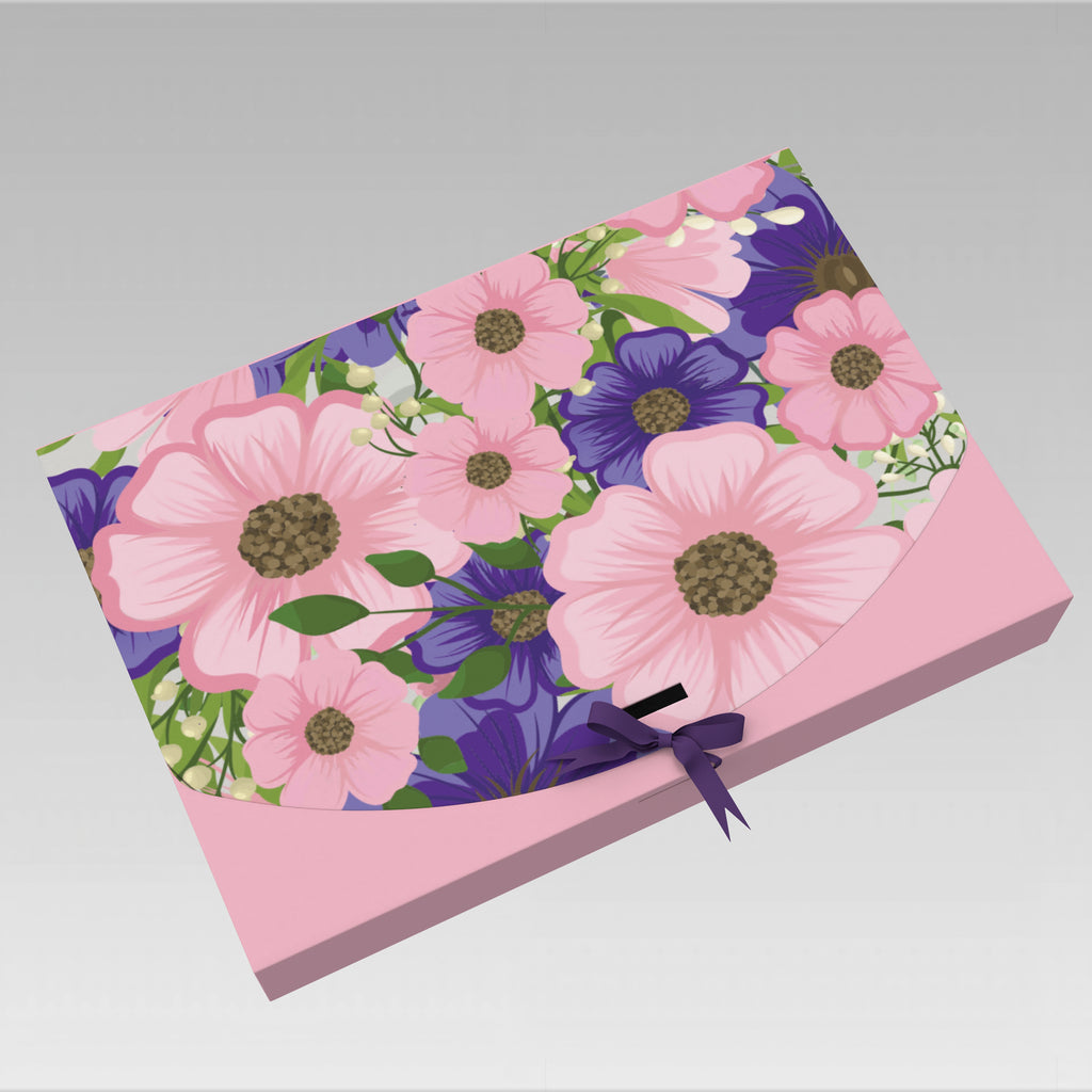 Caja Mila Floral 30x19x9 cm (cierre redondo)