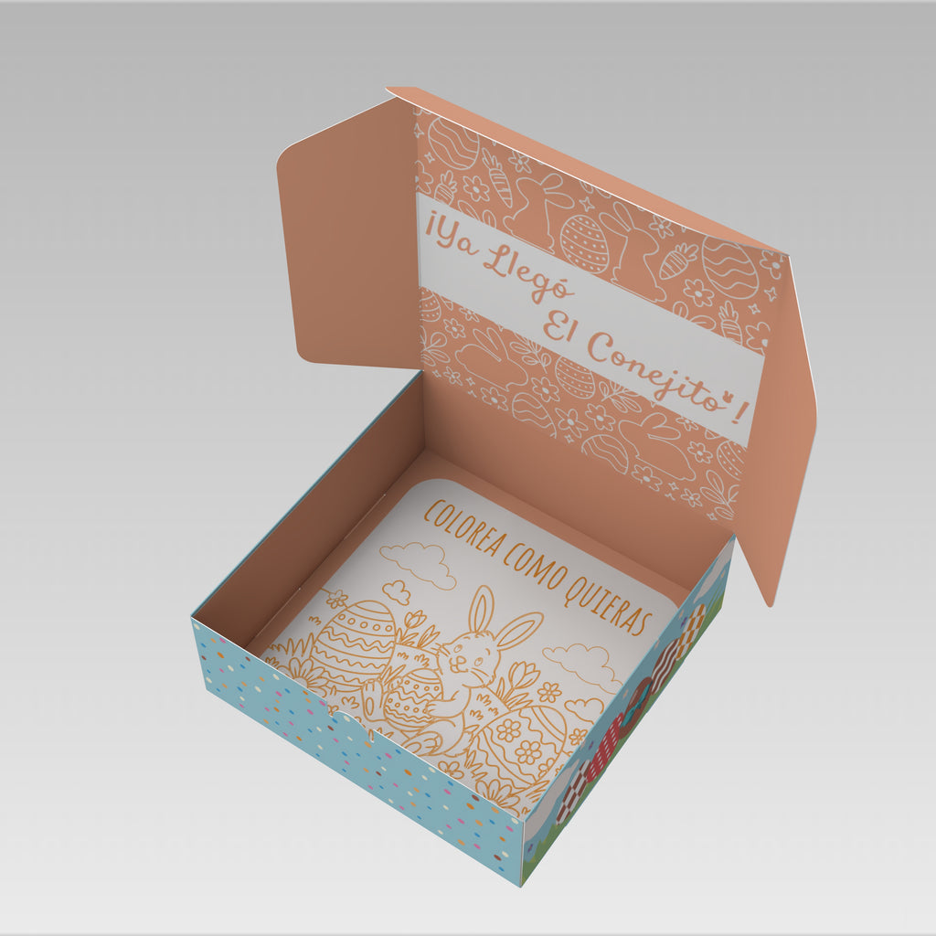 Caja Pascua 20x20x7 Vitto 10 o 25 Unidades