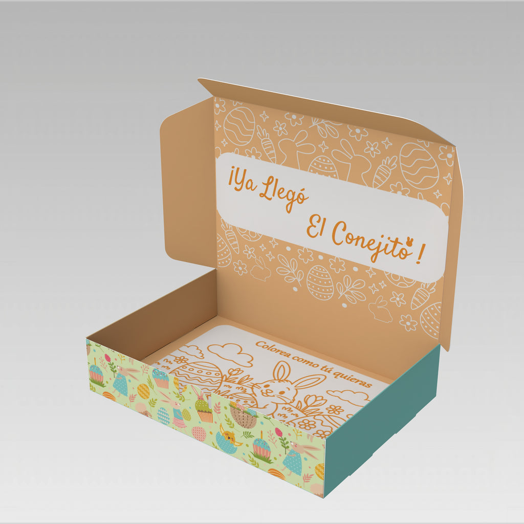 caja pascua 24x17x5 cm boni 10 o 25 Unidades