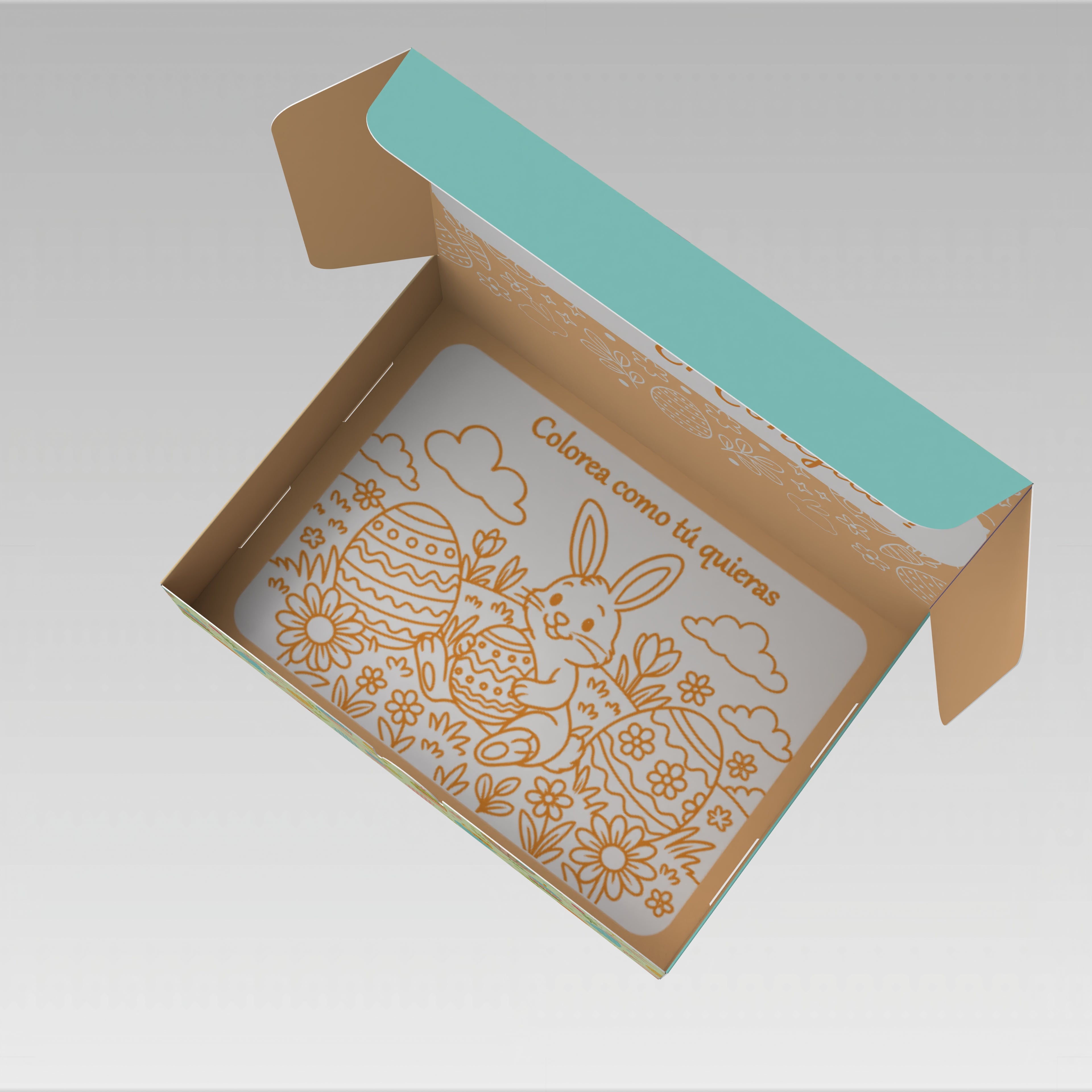 PREVENTA caja pascua 24x17x5 cm boni 10 o 25 Unidades