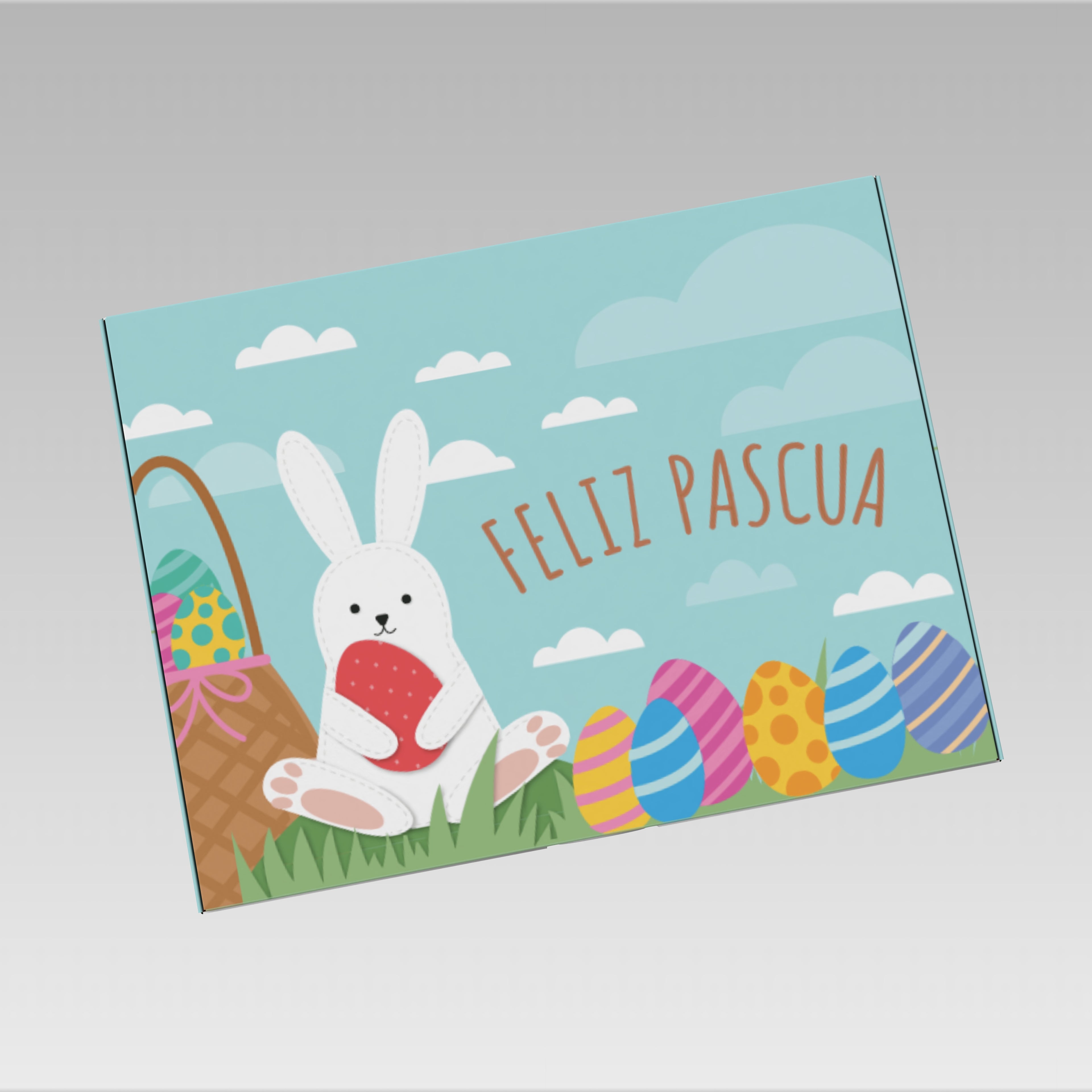 PREVENTA Caja pascua 20x15x4 luna 10 o 25 Unidades