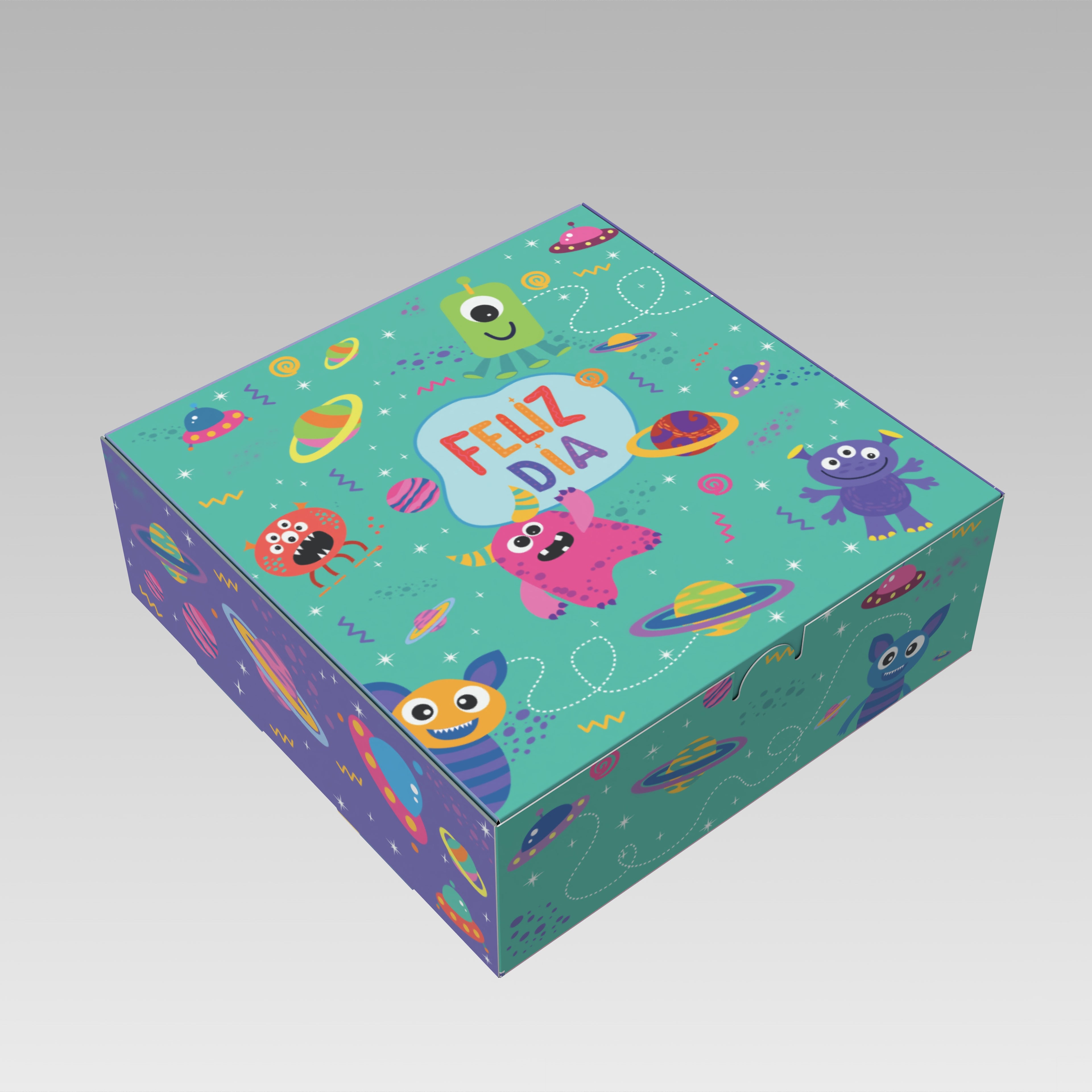 Caja niñez 20x20x7 modelo Vitto 10 o 25 Unidades