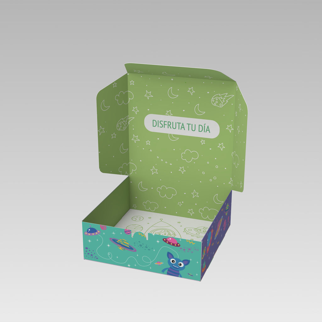 Caja niñez 20x20x7 modelo Vitto 10 o 25 Unidades