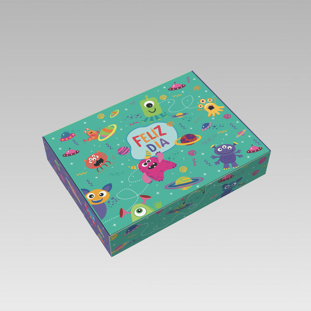 Caja niñez 20x15x4 luna 10 o 25 Unidades
