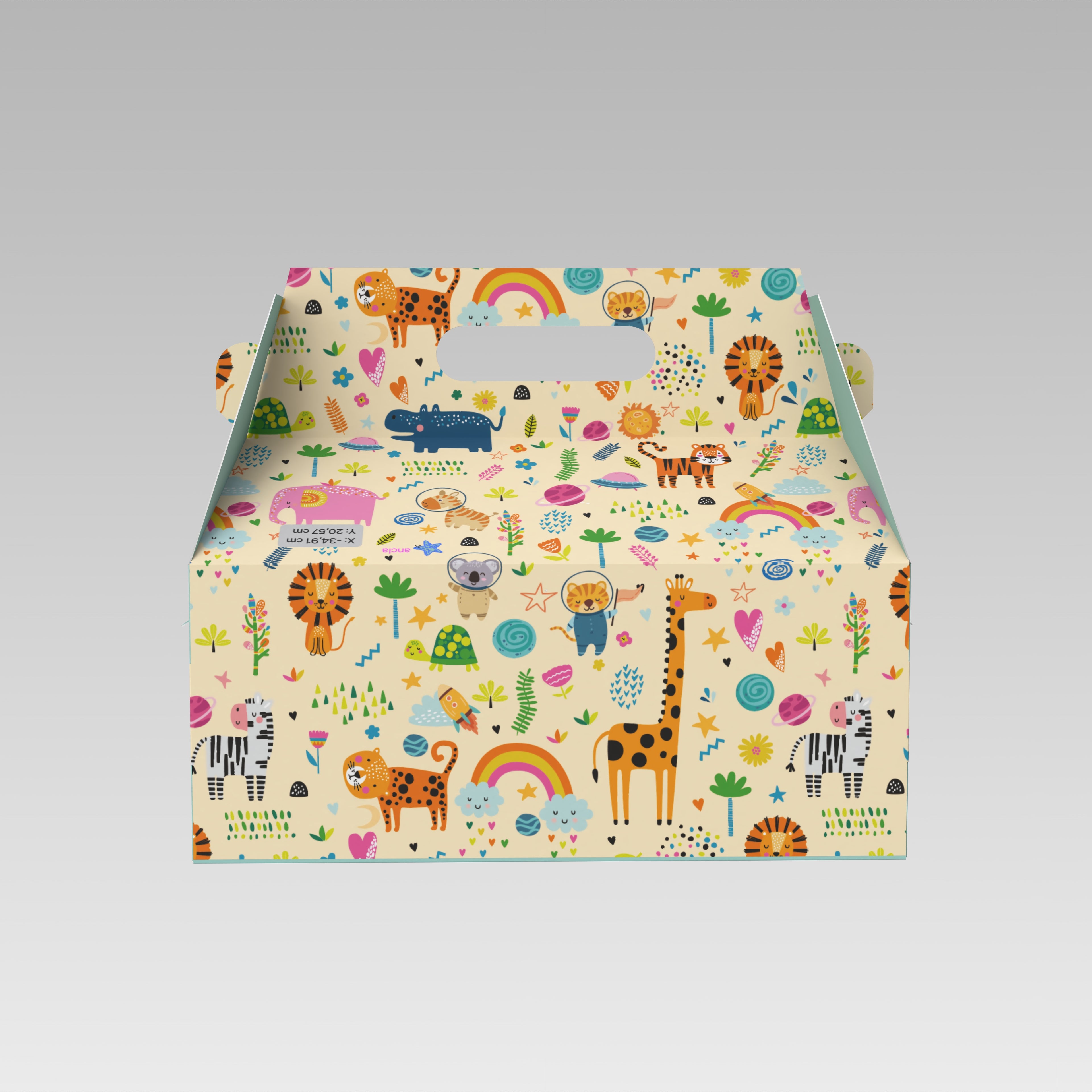 Caja Maletin Ralph Niñez 23x14x25 cm (altura util 11 cm aprox) (25 Unidades)