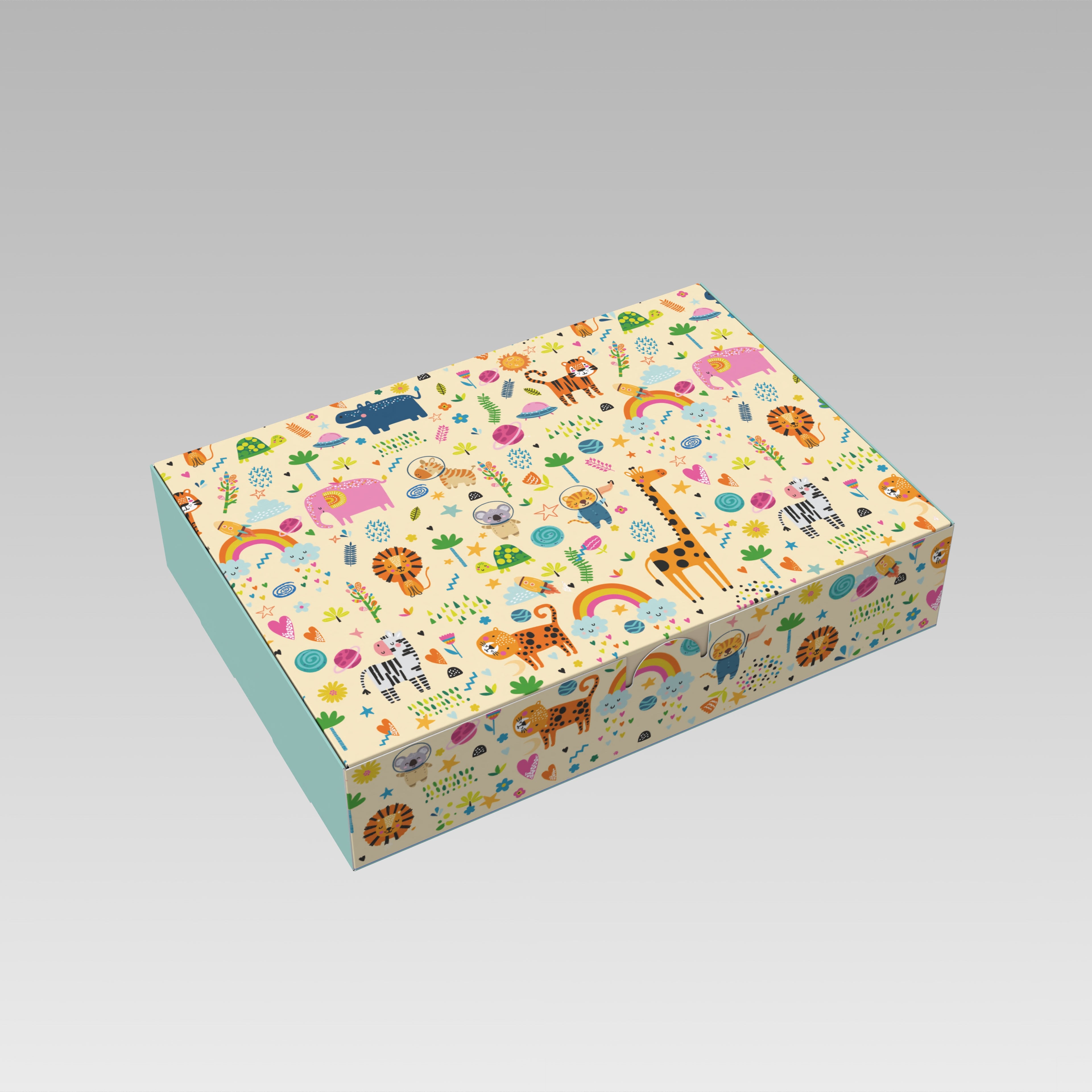 caja niñez 24x17x5 cm boni 10 o 25 Unidades
