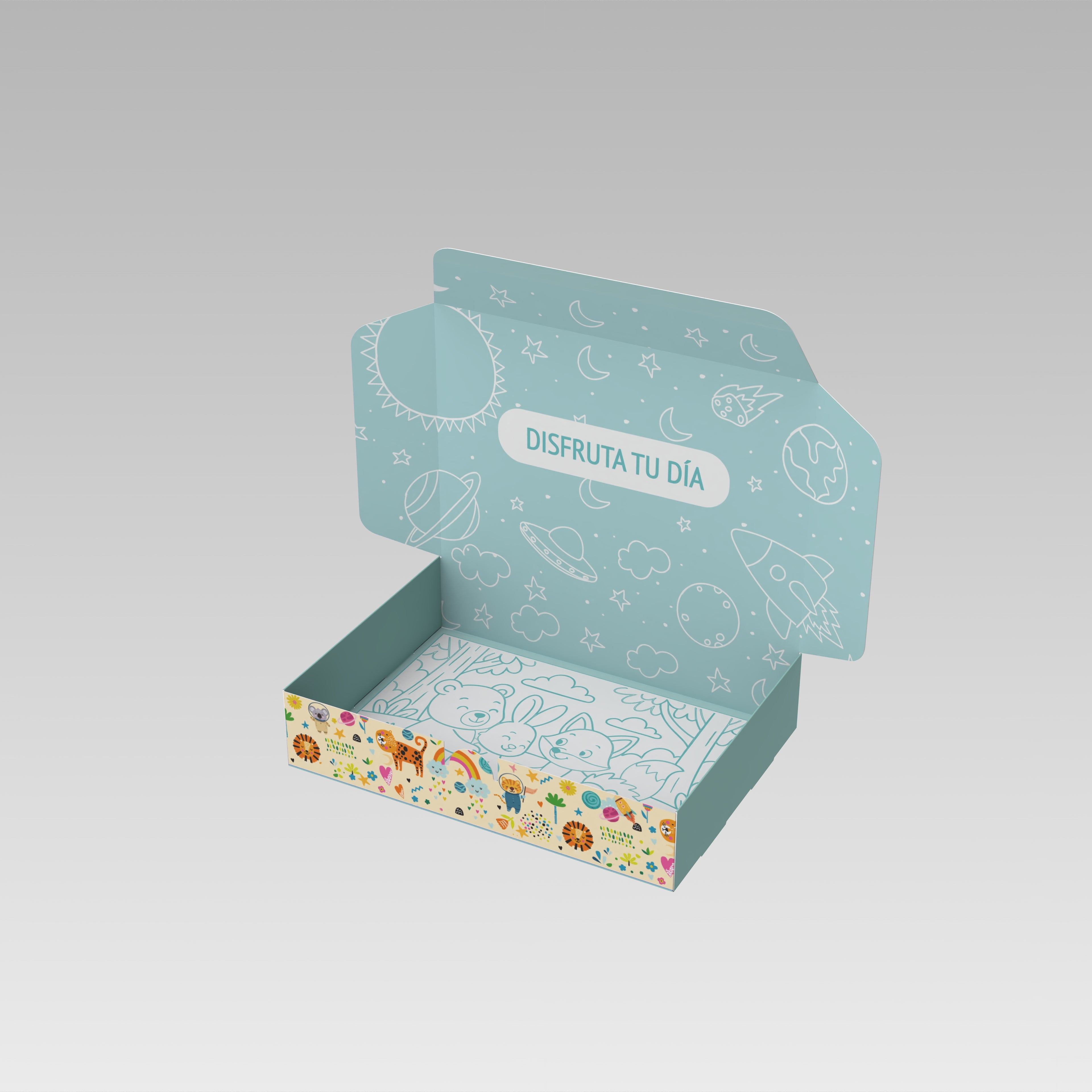caja niñez 24x17x5 cm boni 10 o 25 Unidades