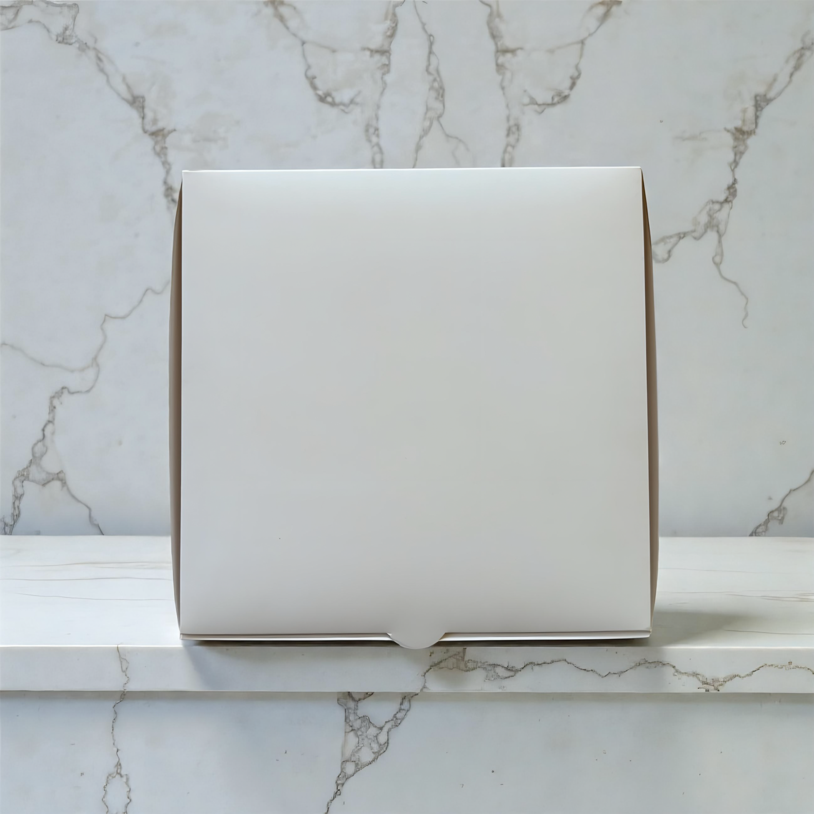 Caja blanca sin visor 20x20x7 cm Modelo Vitto (5 Unidades)