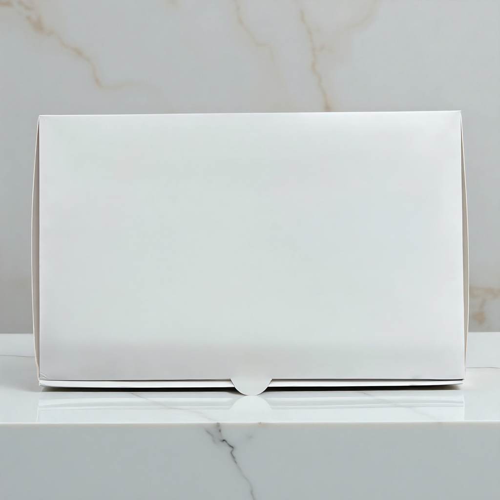 Caja blanca sin visor 30x19x9 cm Modelo Mila (5 Unidades)